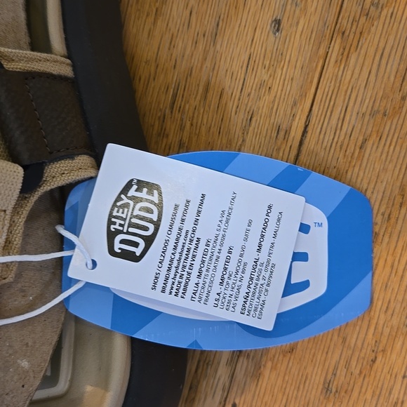 NIP Hey Dude Carson Sandle Sport Mode Tan / Brown Men's Size 10 40712-22M - Picture 7 of 7